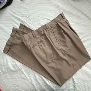 Perry Ellis America Men’s Pleated Cuffed Slacks 38x32